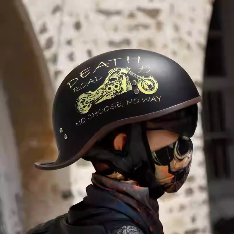 Half Cap Helmet Death Road 79